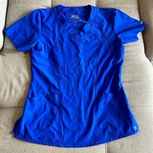 Royal blue Barco One scrub top